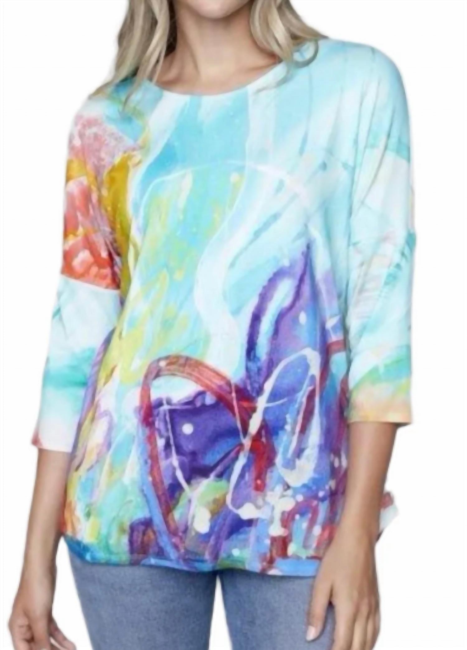 Claire Desjardins - Quarter Sleeve Tunic Top