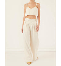 Marissa Webb - Women's Palmer High Waist Stripe Trouser Pants