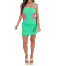 Day + Moon - Women's Bloom Babe Strapless Mini Dress
