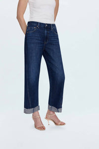 Pistola - Kacey Mid Rise Cuffed Hem Jeans
