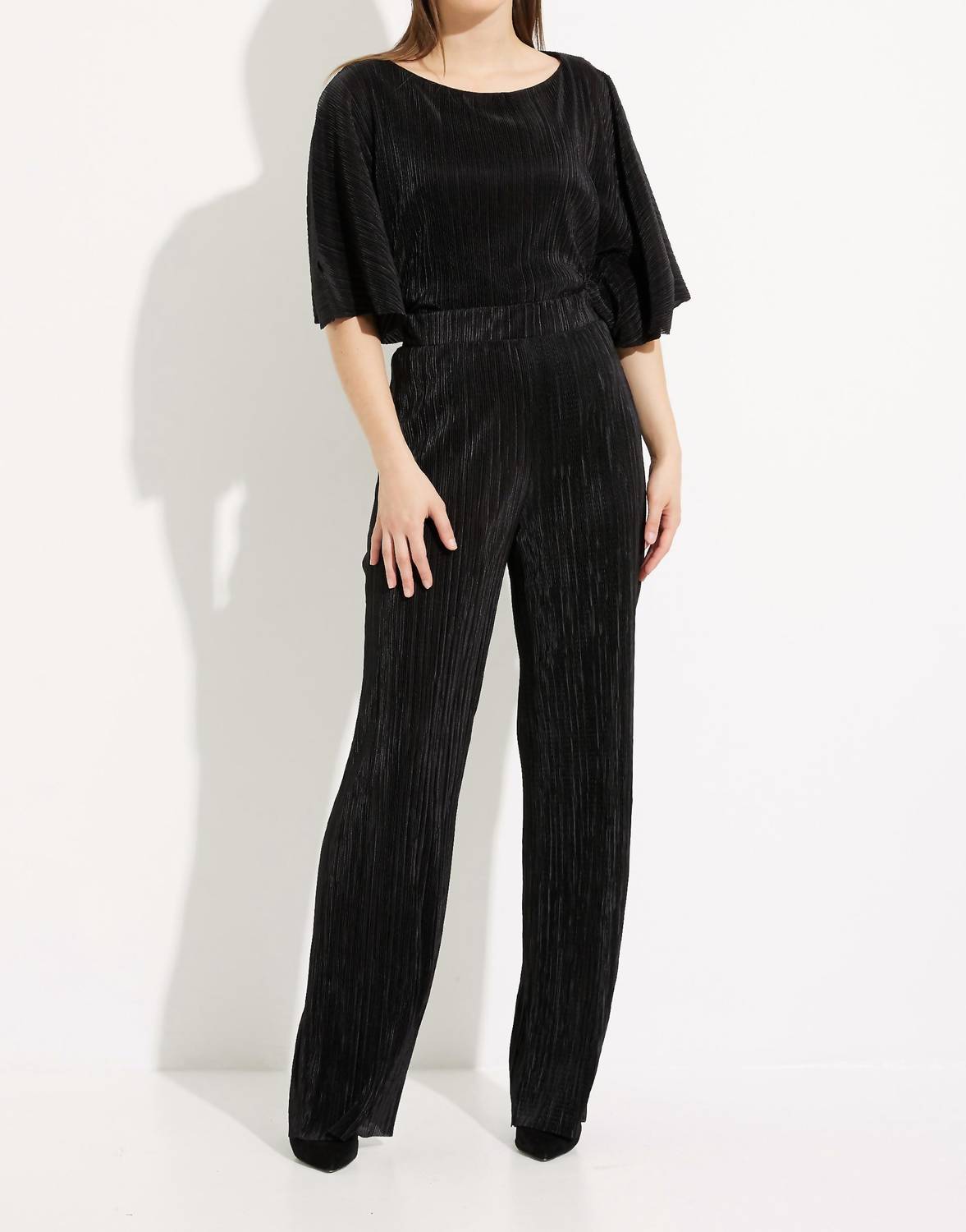 WIDE LEG KNIT PANTS