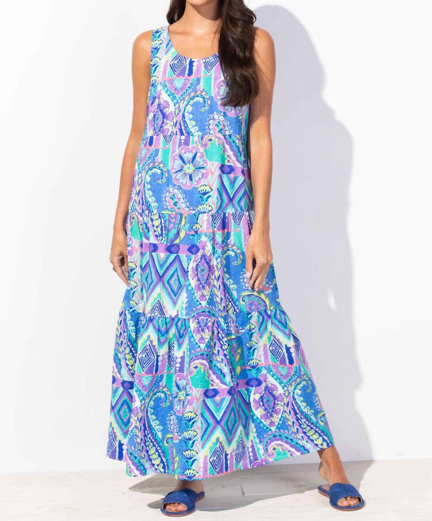 Escape By Habitat - Crinkle Paisley Veranda Dress