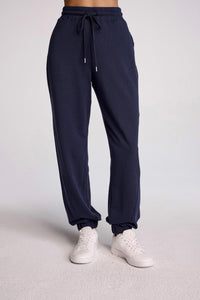 sundays Blake French Terry Jogger in navy - women's pants - detail view