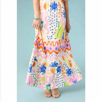 Coco + Carmen - Picasso Short Sleeve Maxi Dress