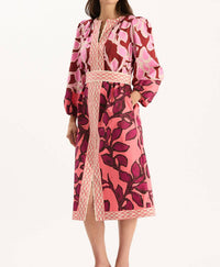 Tyler Boe - Kelsey Cotton Print Midi Dress