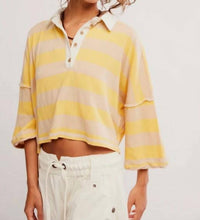 Free People - Auggie Oversized Polo Tee