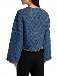 Cara Cara Marvis Jacket in quilted denim - women's jacket - alternate view