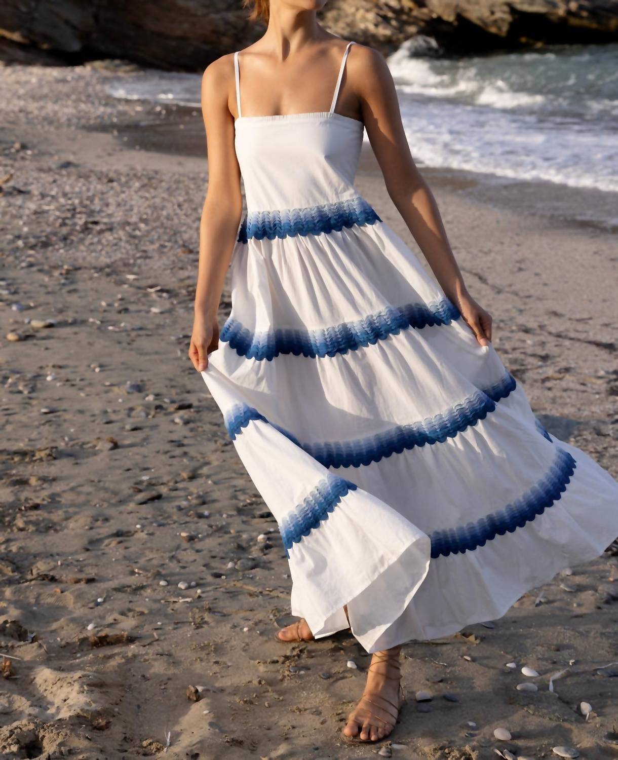 Oliphant - Smocked Back Maxi Dress