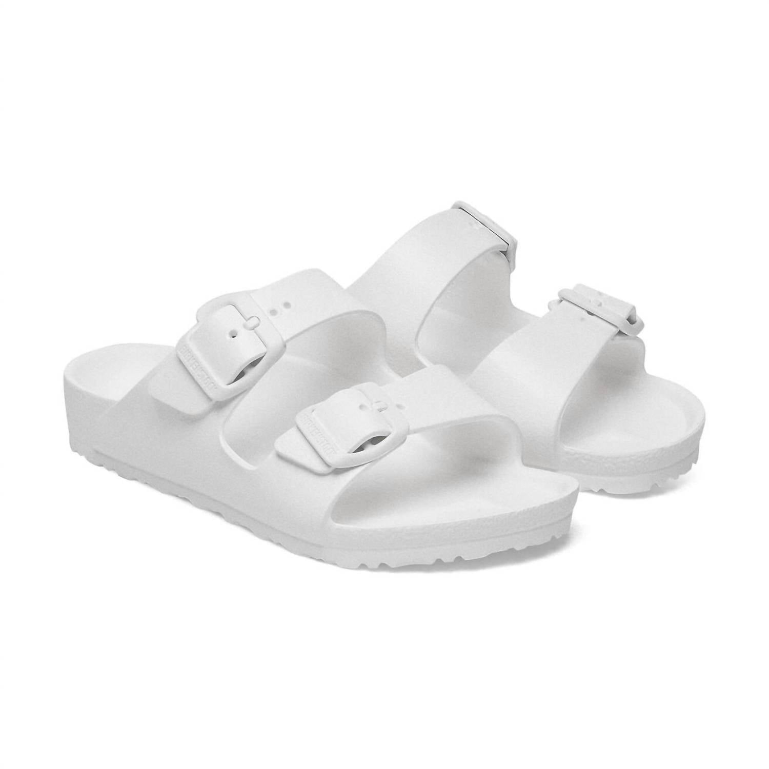 BIRKENSTOCK Girls Arizona Eva Sandal in white - kids' sandal