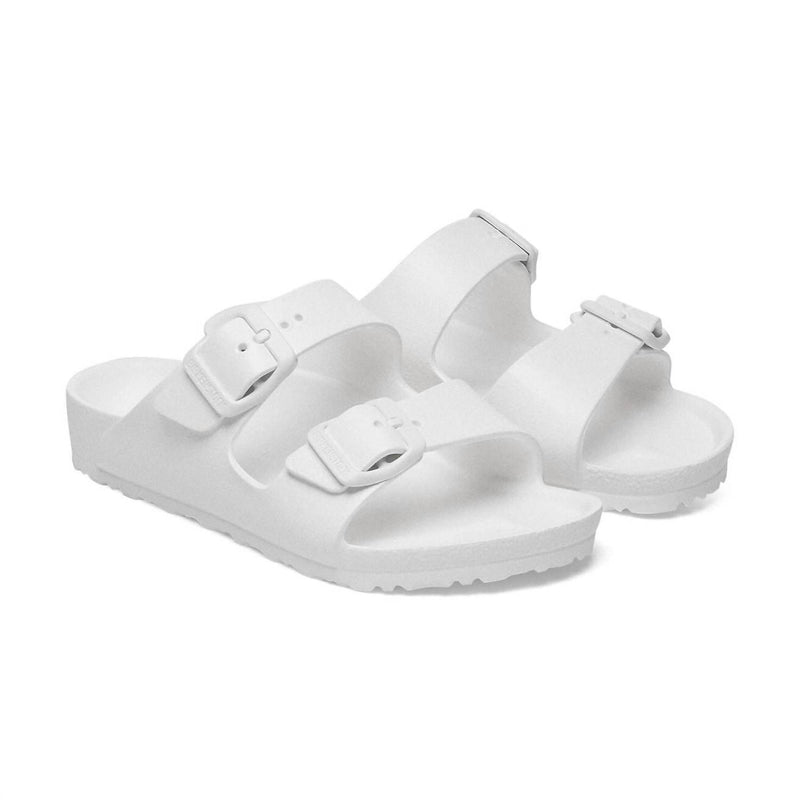 BIRKENSTOCK Girls Arizona Eva Sandal in white - kids' sandal