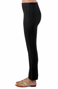 GRETCHEN SCOTT Gripeless Pull On Pant in black - women's pants - detail view