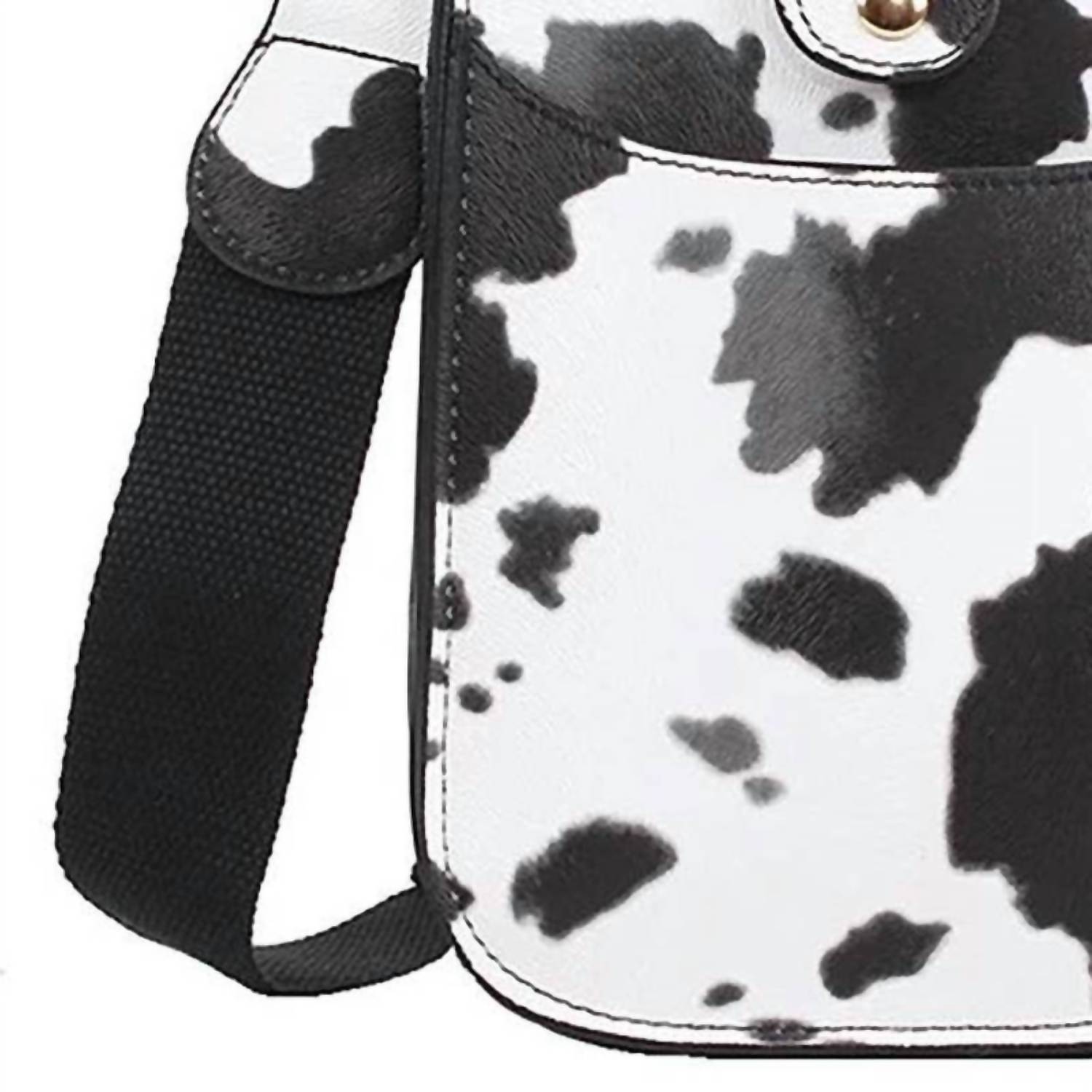 Judson & Co. - Cow Print Vegan Leather Cross Body Bag