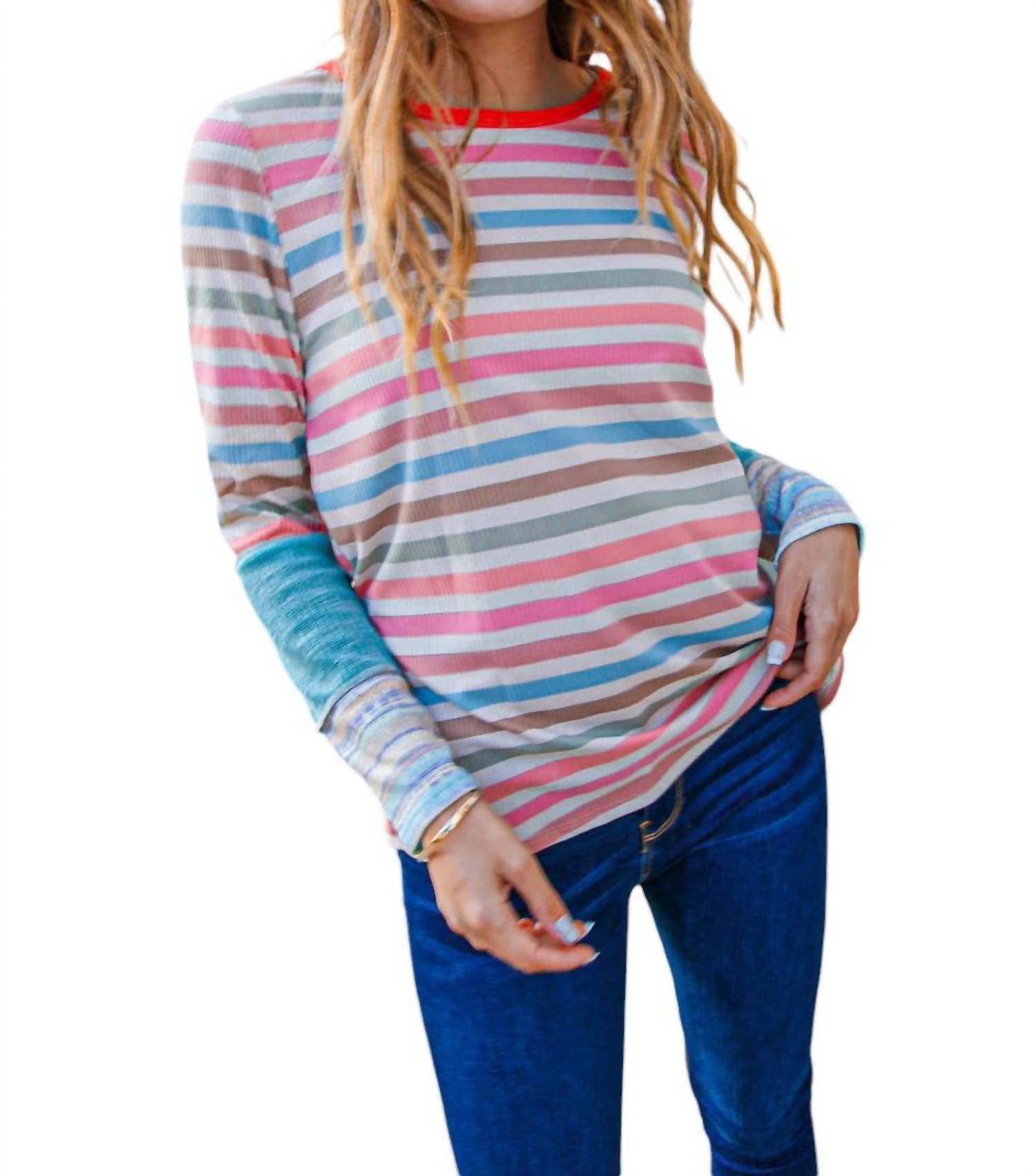 Sugarfox - RIB OUT SEAM TOP