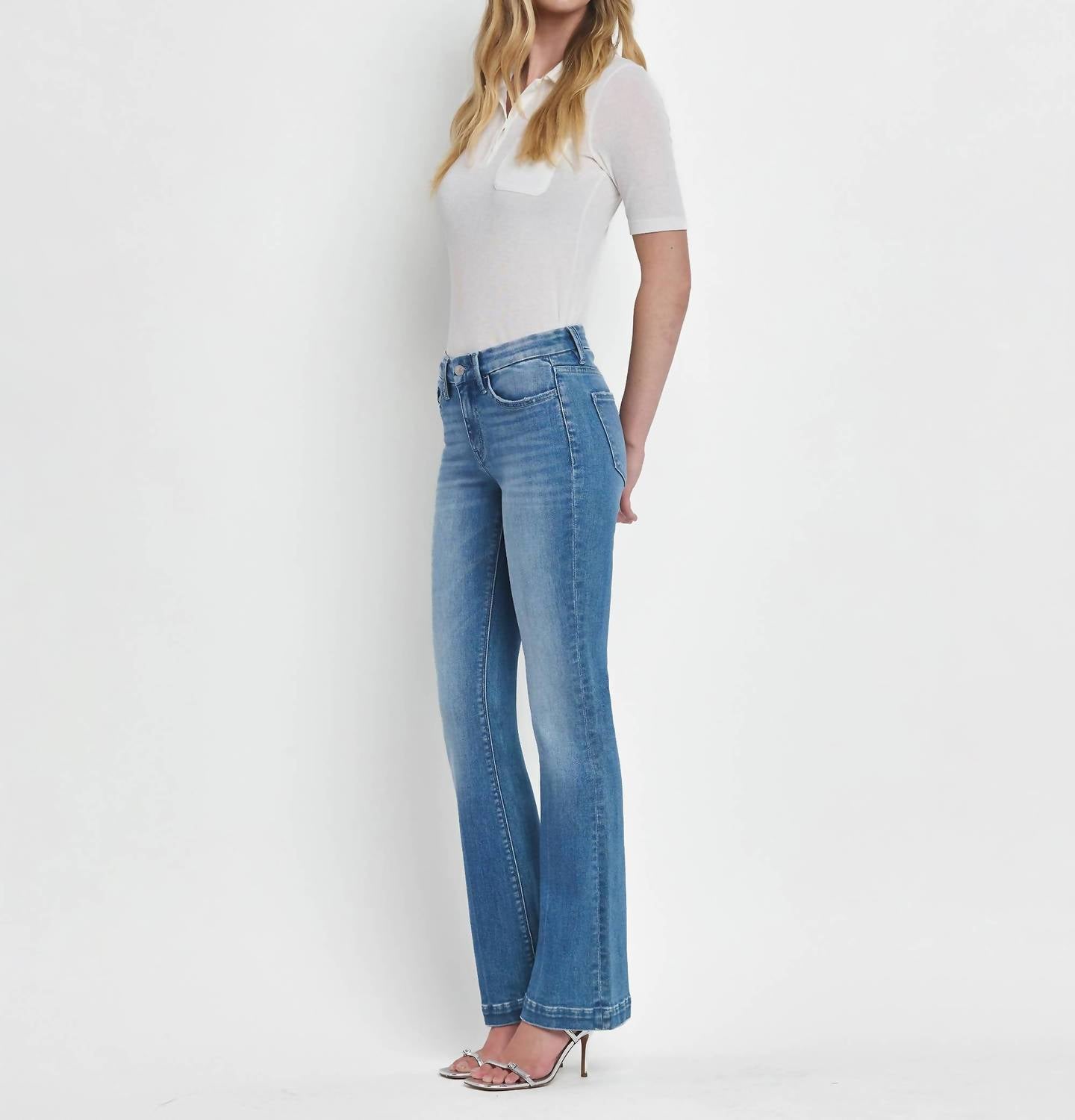 Flying Monkey - Mid Rise Bootcut Jeans