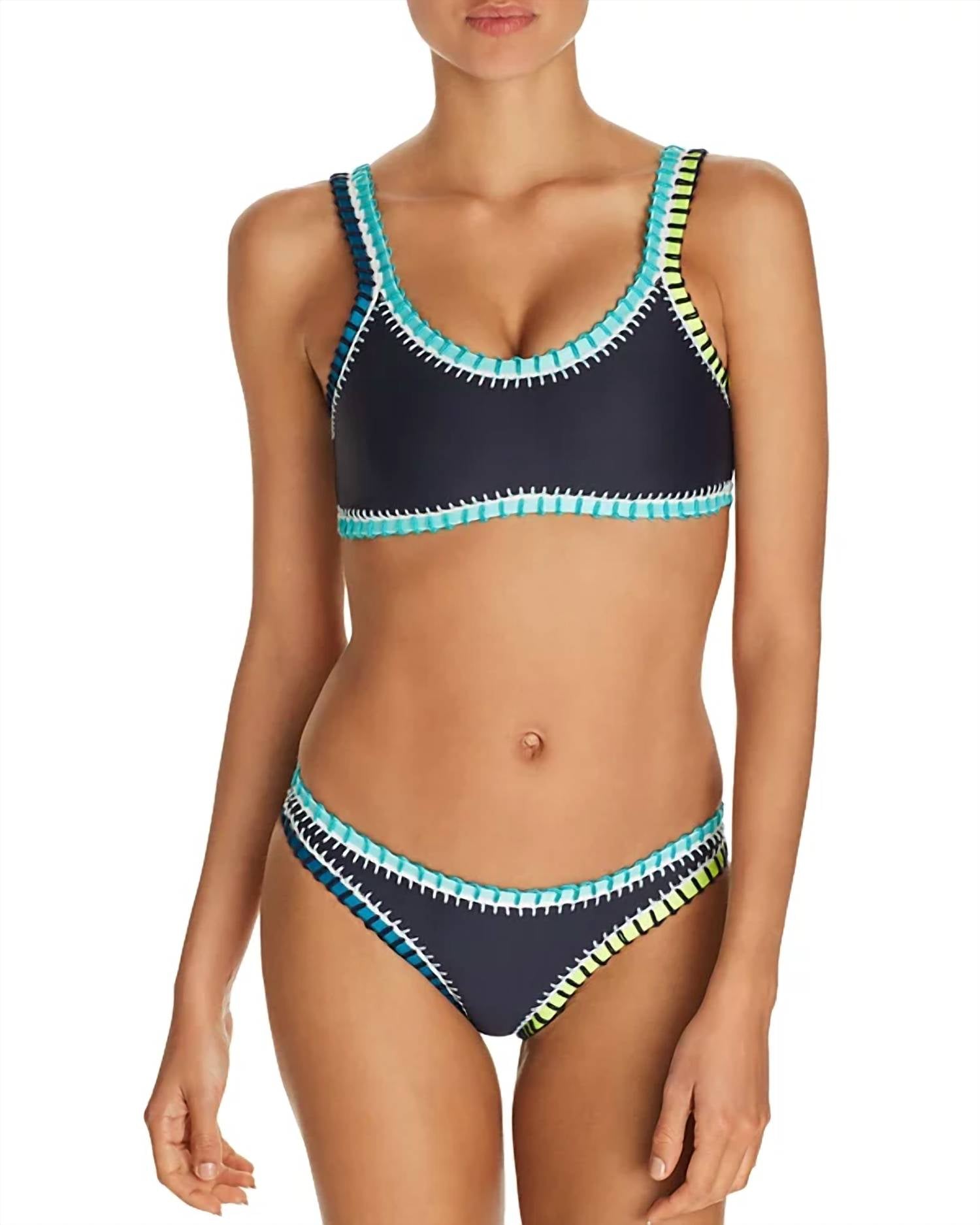 Platinum Swimwear - Stitched Scoop Bikini Bottoms