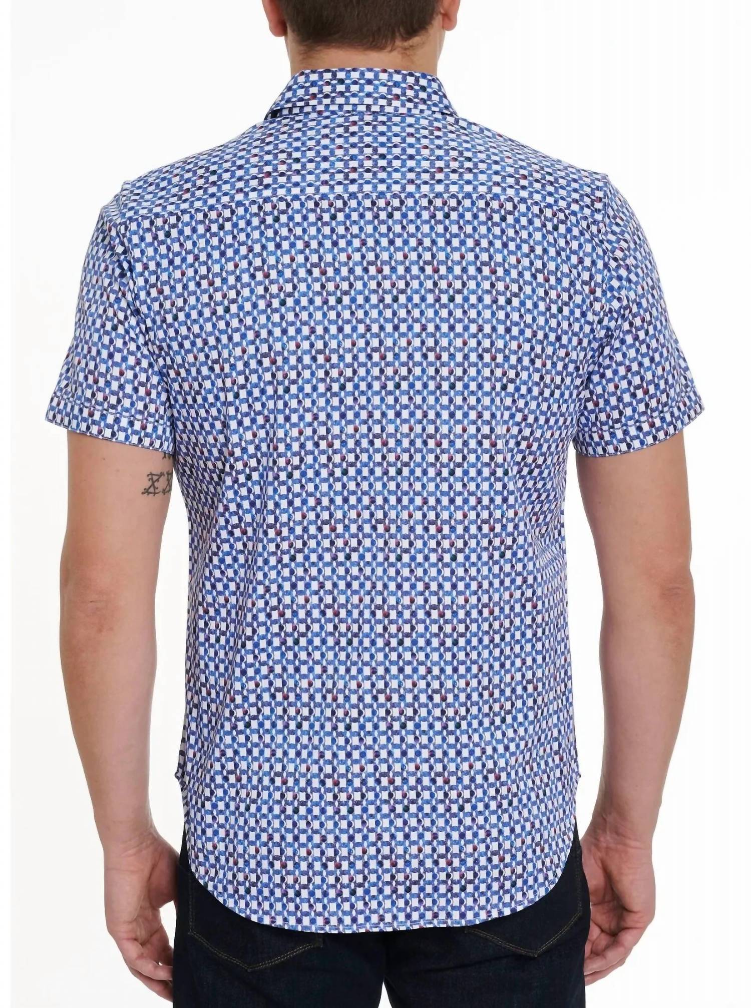Robert Graham - Lunar Phase Short Sleeve Button Down Shirt