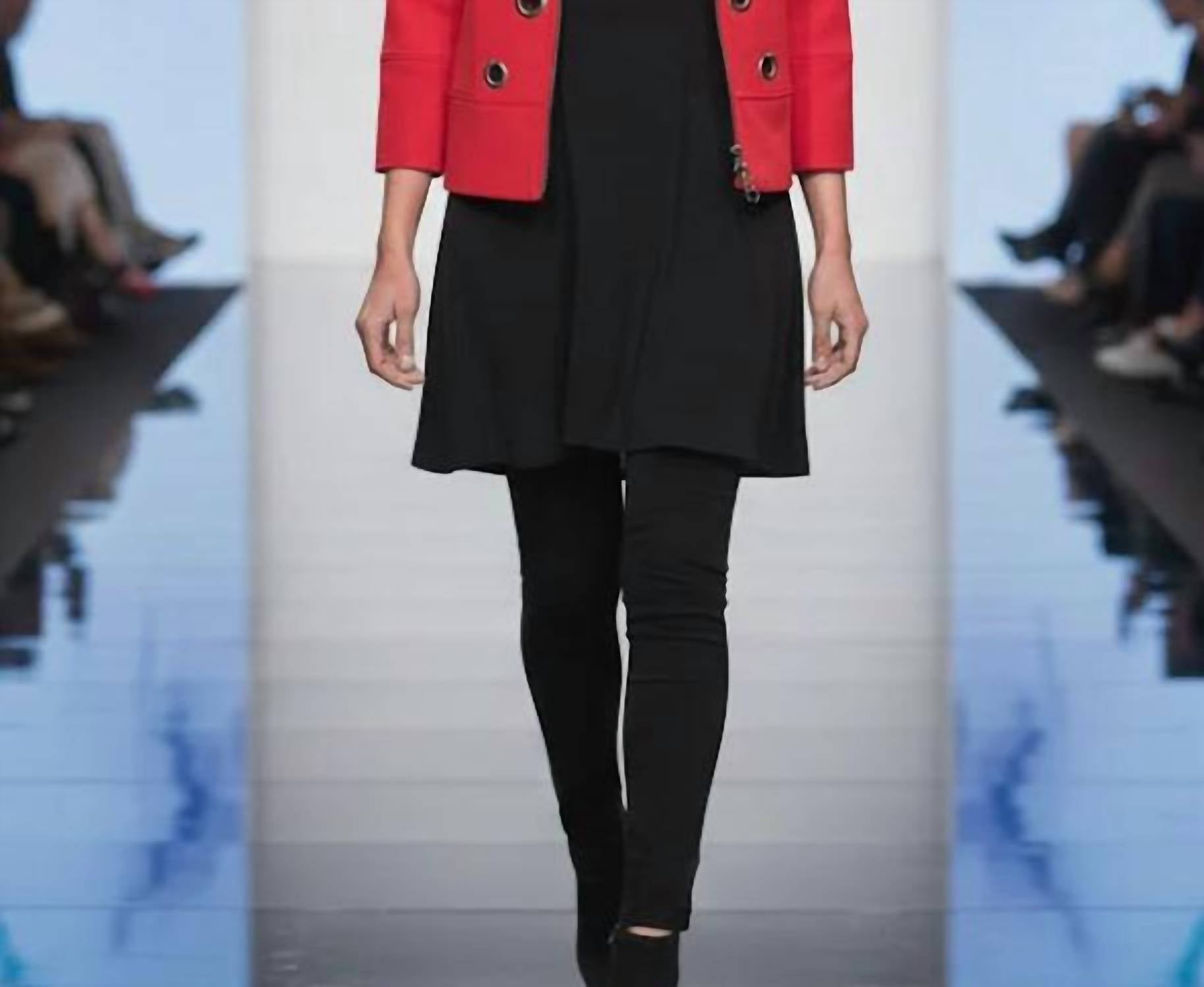 Ic Collection - Grommet Detail Polyurethane Jacket