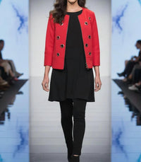 Ic Collection - Grommet Detail Polyurethane Jacket