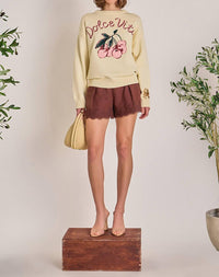 English Factory - Dolce Vita Knit Sweater