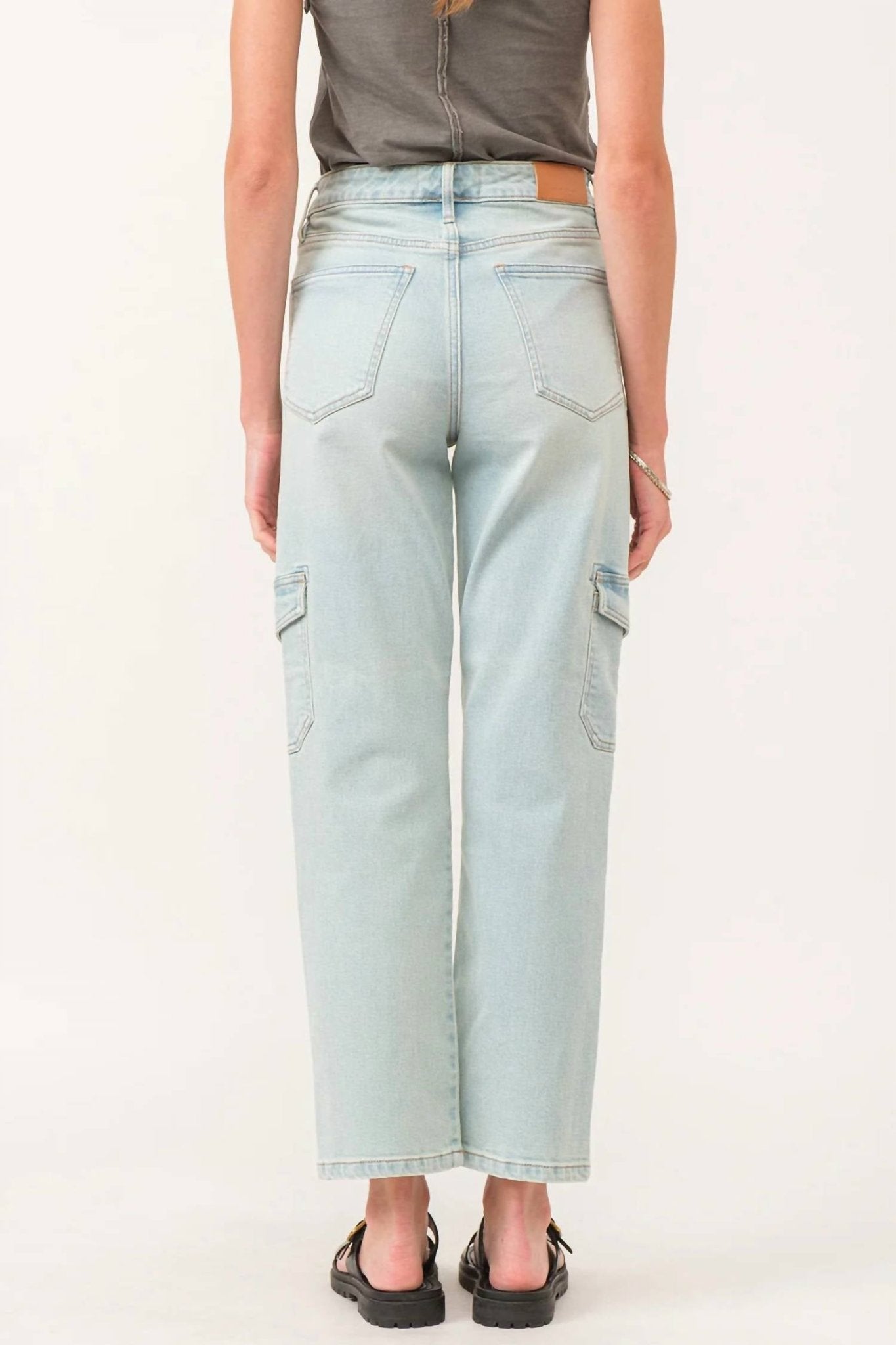 Dear John Denim - 90s Super High Rise Ankle Straight Jeans - blue - clothing - cotton - blend