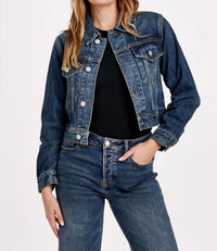 Dear John Denim - Abigail Classic Cropped Denim Jacket