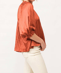 Dear John Denim - Anna Relaxed Fit Pleated Blouse