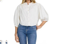 Dear John Denim - Button Down Collarless Top