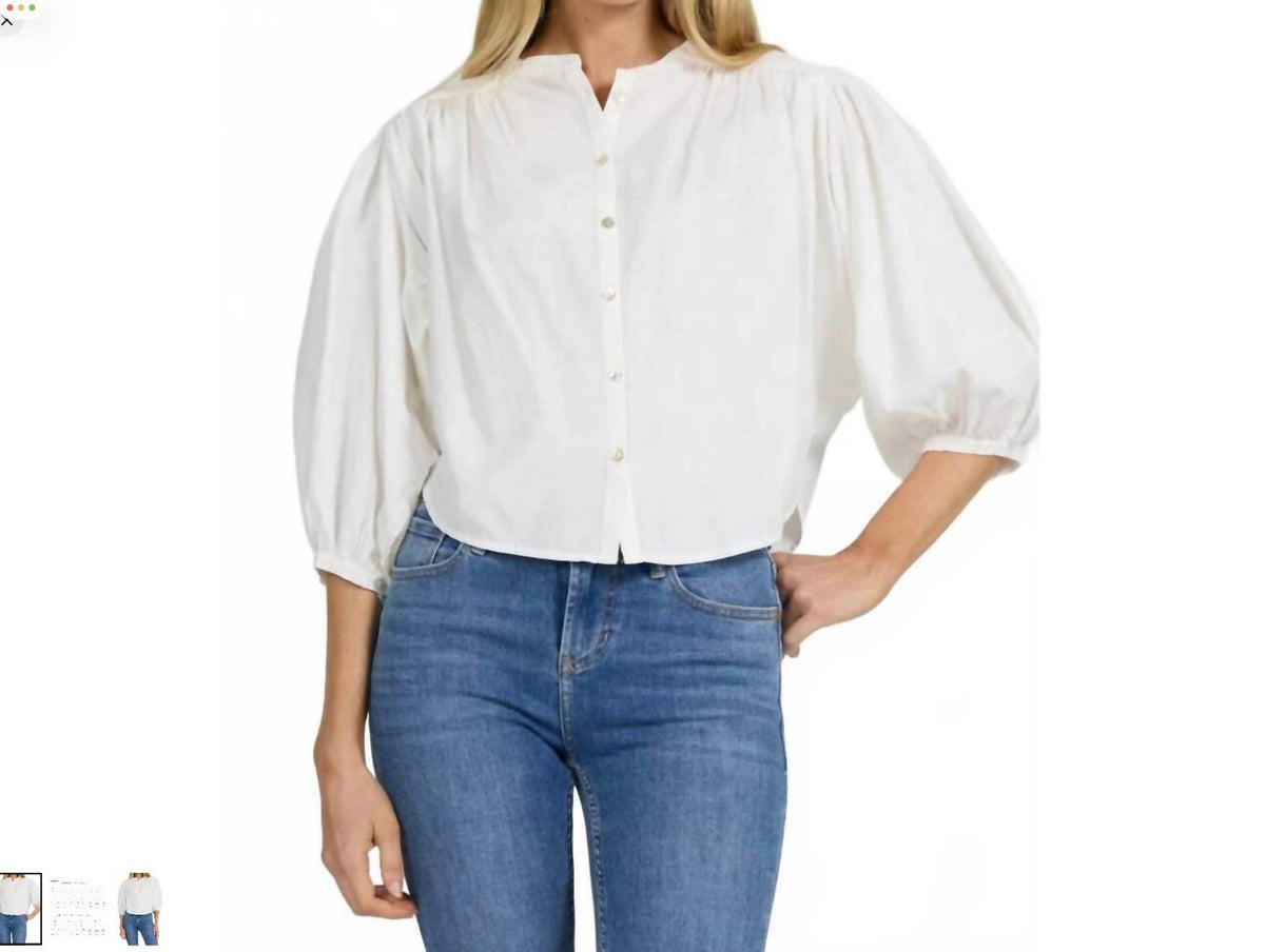 Dear John Denim - Button Down Collarless Top