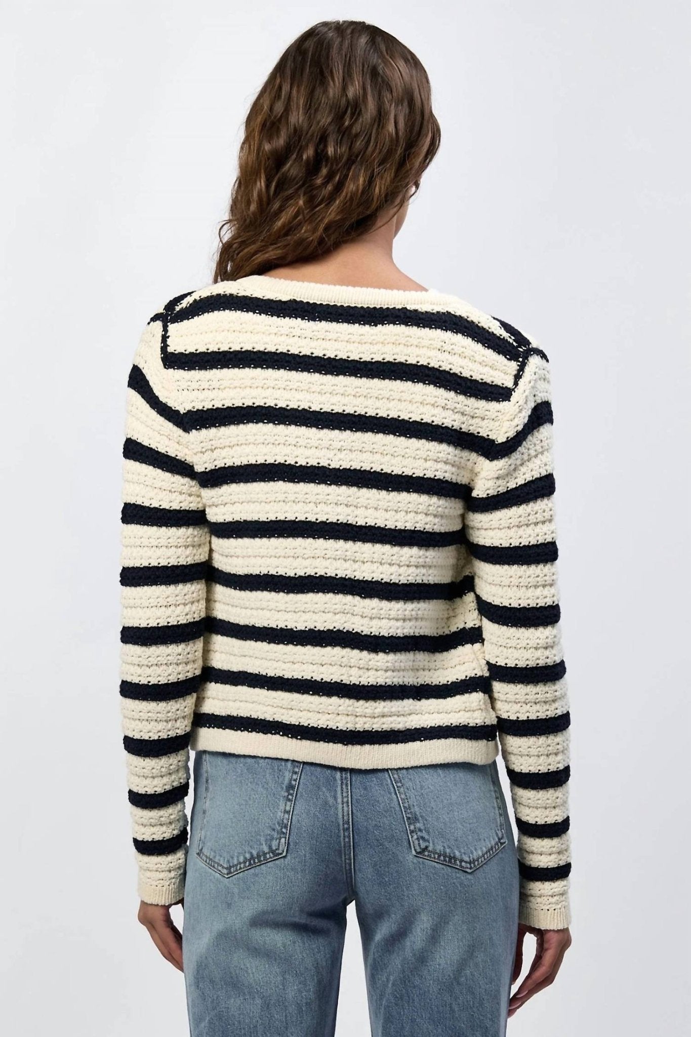 Dear John Denim - Cambria Stripe Cardigan - acrylic - cardigans - clothing