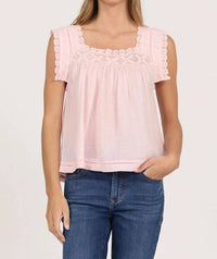 Dear John Denim - Embroidered Sleeveless Top