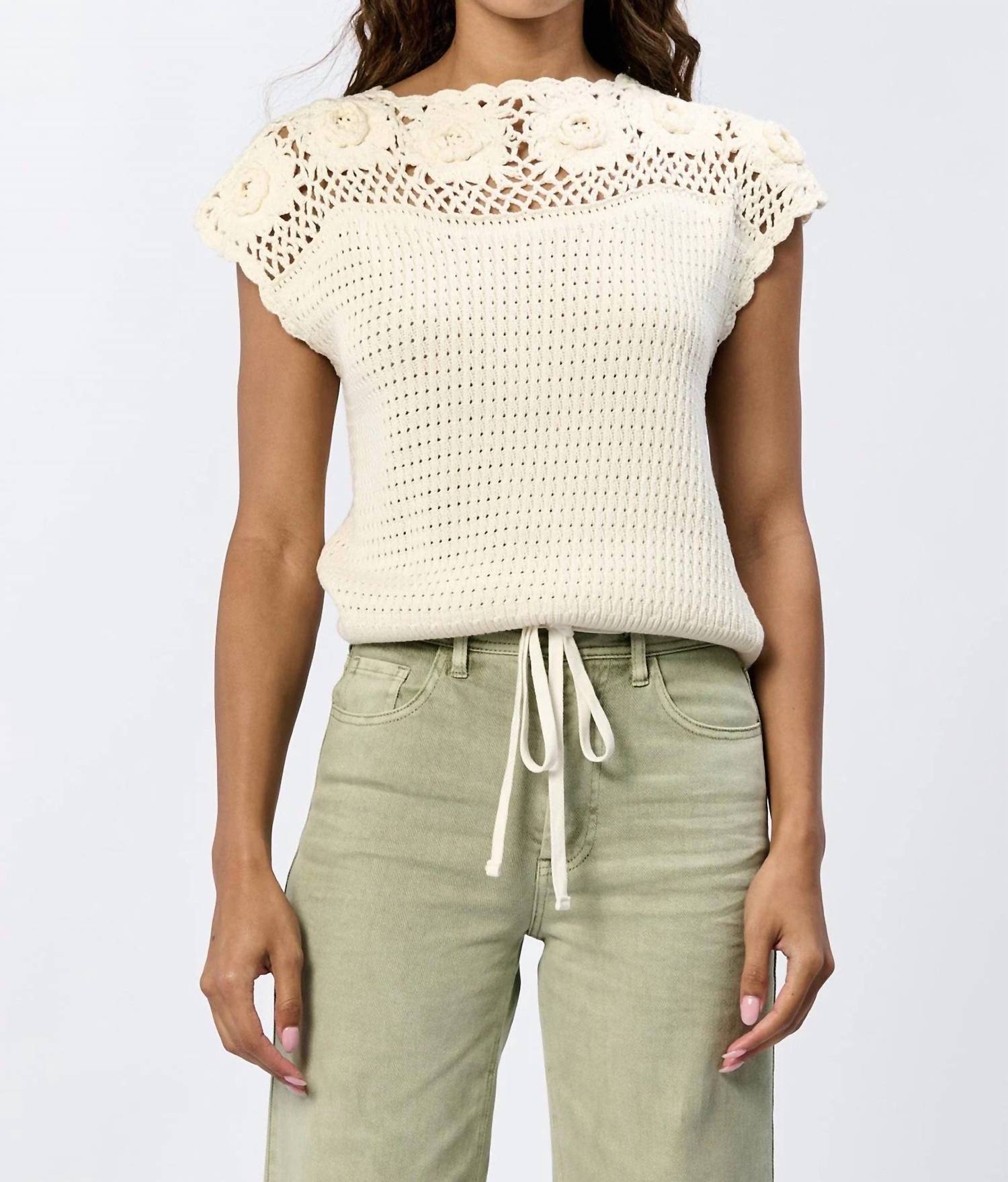 Dear John Denim - Ethel Sweater - beige - clothing - cotton