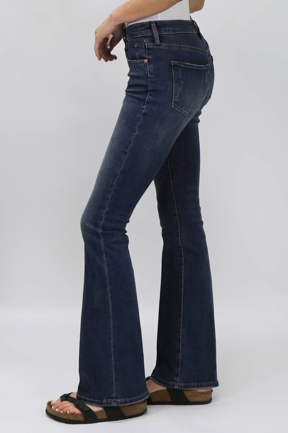 Dear John Denim - Jaxtyn High Rise Bootcut Jeans - blue - boot - cut - clothing