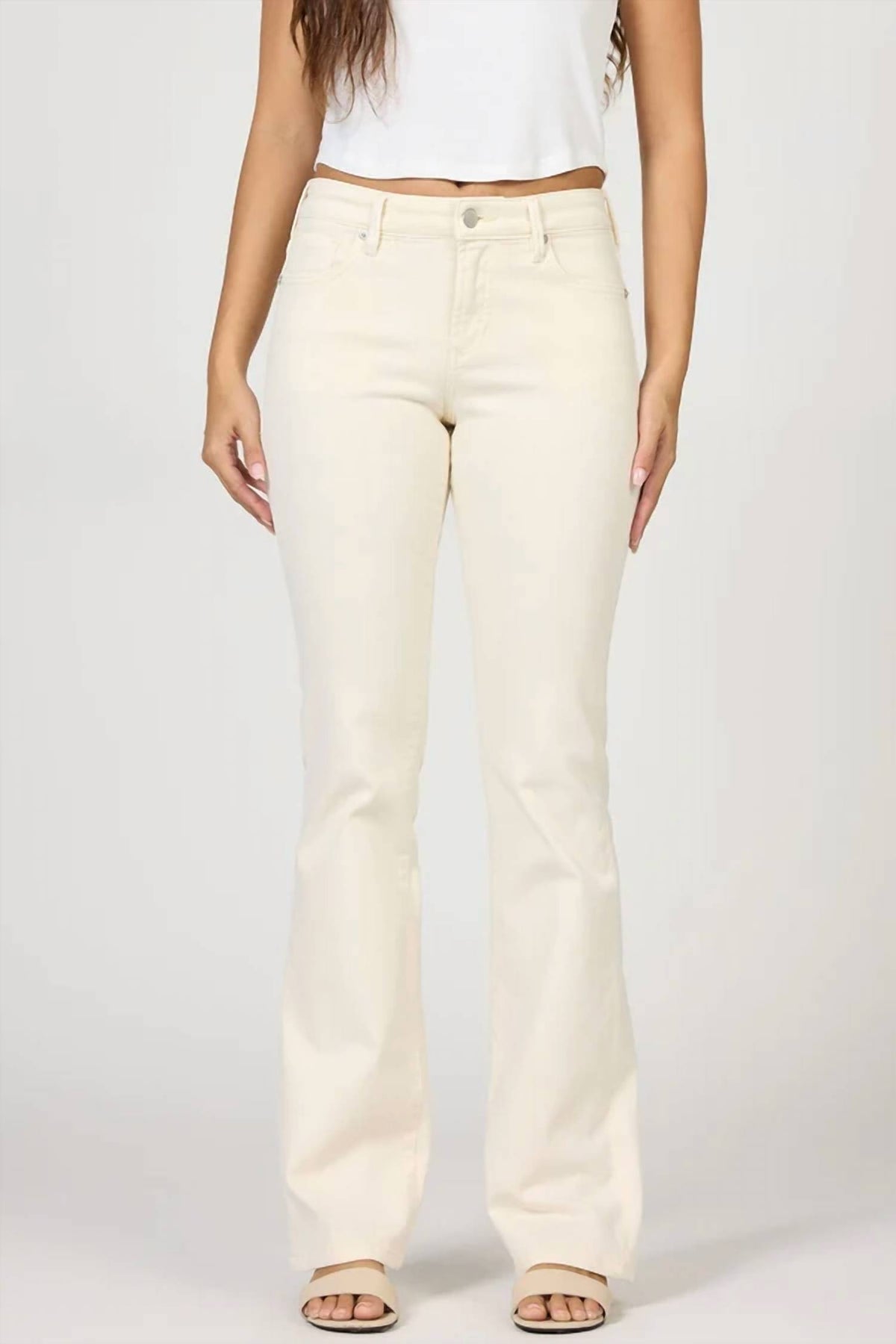 Dear John Denim - Jaxtyn Mid Rise Clean Hem Bootcut Jean
