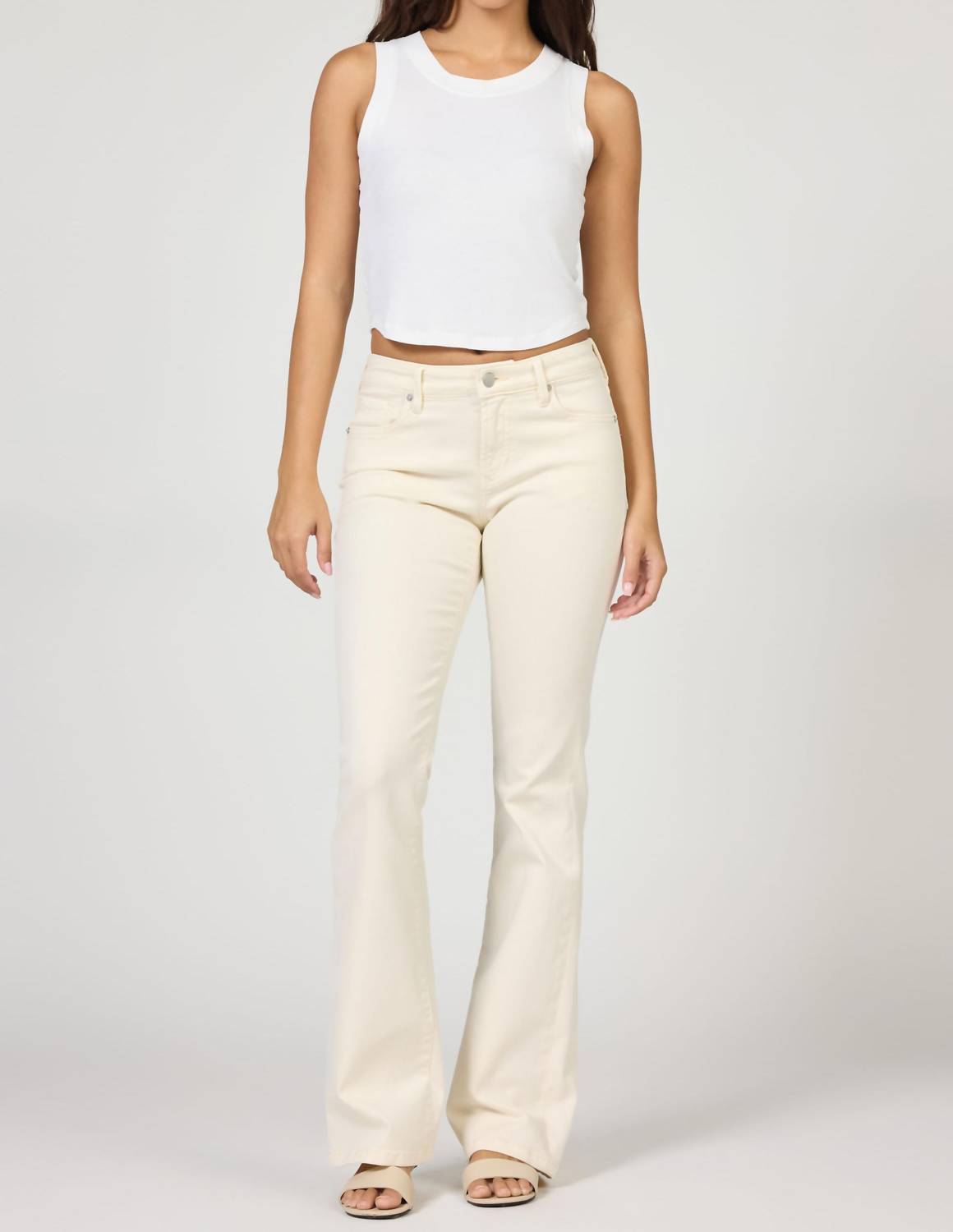 Dear John Denim - Jaxtyn Mid Rise Clean Hem Bootcut Jean