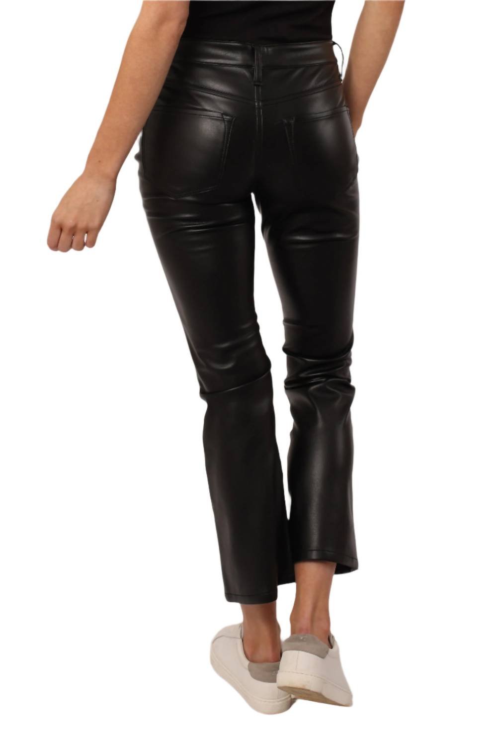 Dear John Denim - Jeanne High Rise Crop Pants - ankle - black - clothing