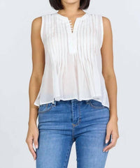 Dear John Denim - Lucy Sleeveless Pleated Top
