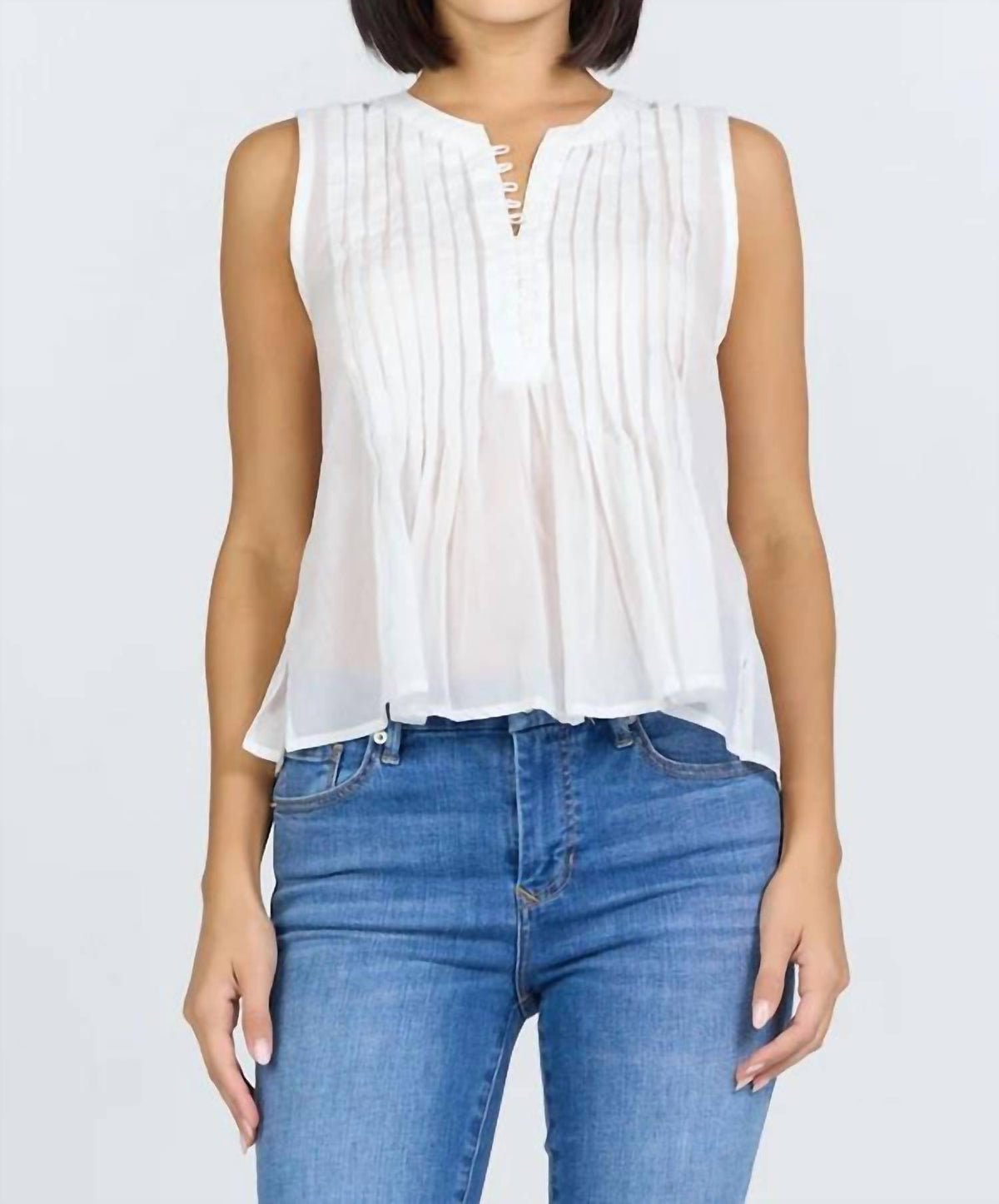 Dear John Denim - Lucy Sleeveless Pleated Top