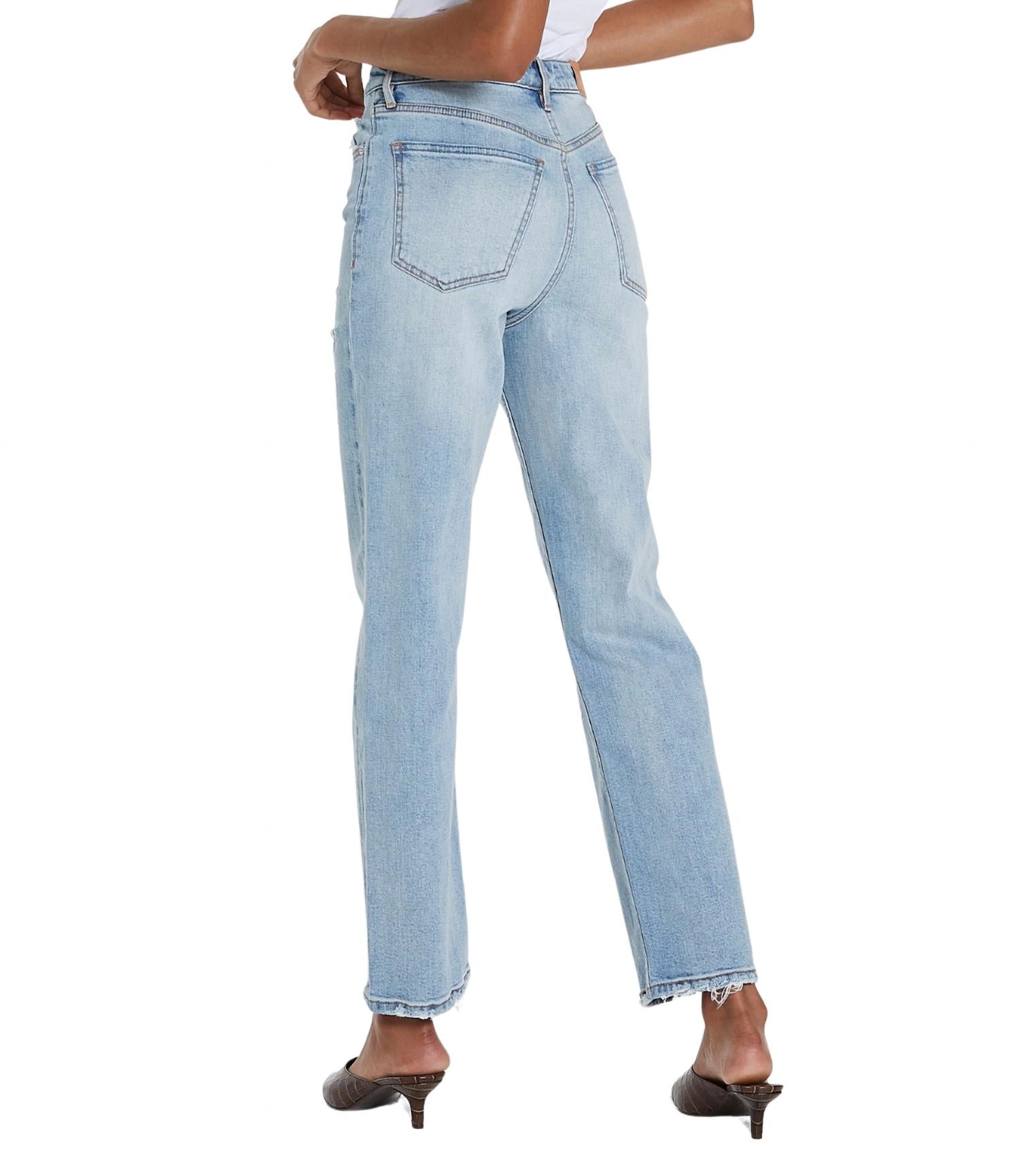 Dear John Denim - Nineties Straight Leg Jean - blue - clothing - cotton - blend