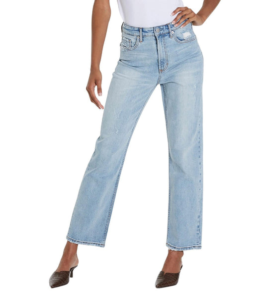 Dear John Denim - Nineties Straight Leg Jean - blue - clothing - cotton - blend