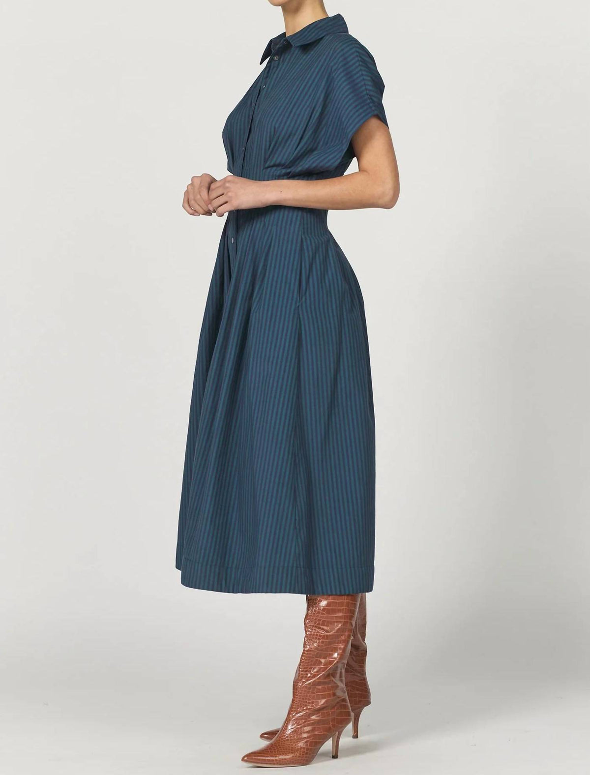 Dear John Denim - Plisse Midi Dress