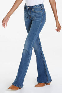 Dear John Denim - Rosa Flare Jeans - blue - clothing - cotton - blend