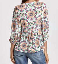 Dear John Denim - Saylor Paisley Babydoll Top