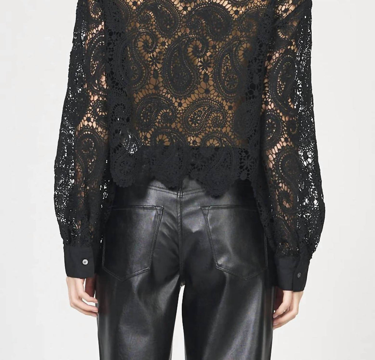 Dear John Denim - Suzette Lace Button Down Top
