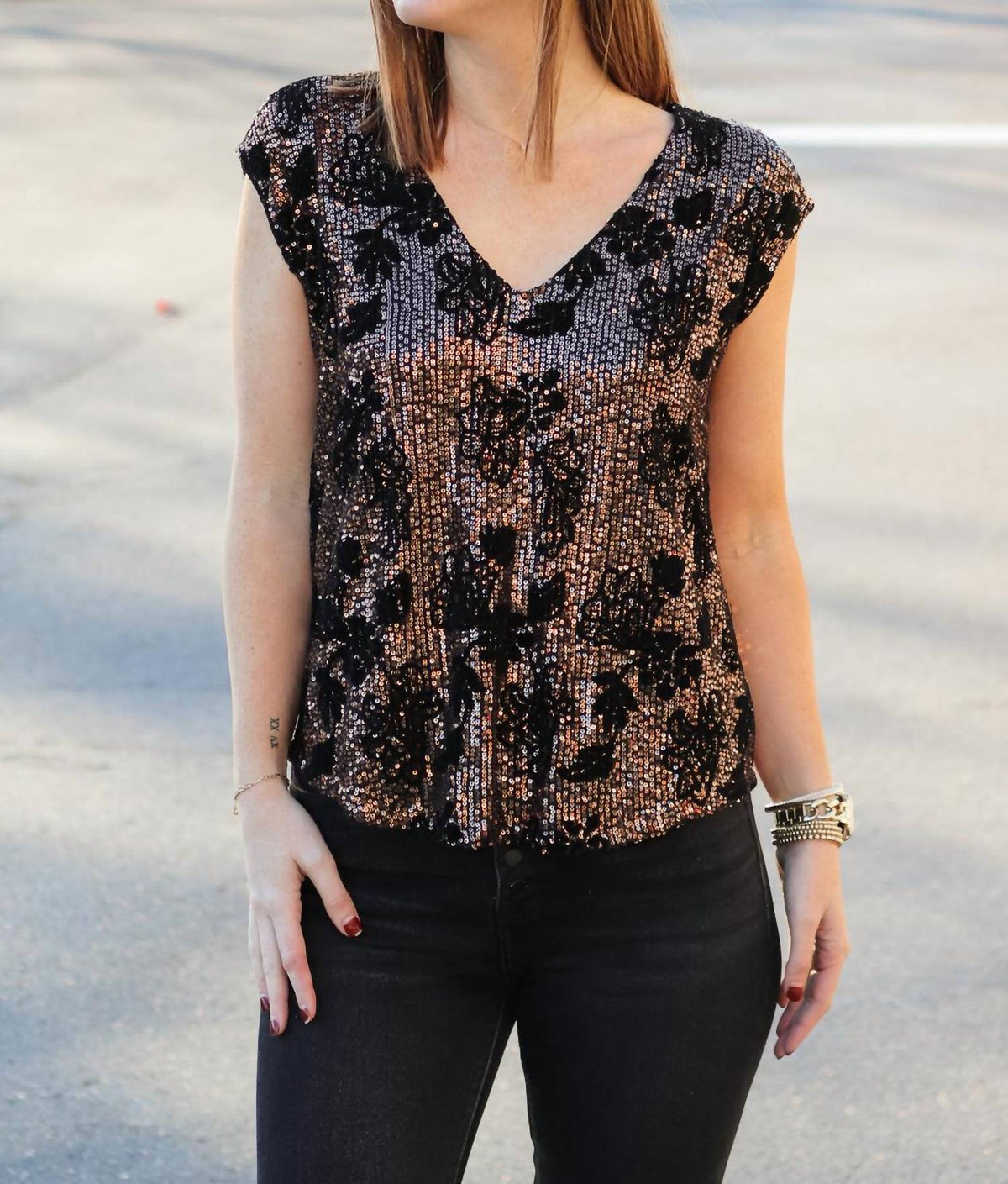 Dear John Denim - Yanis Sequin Top