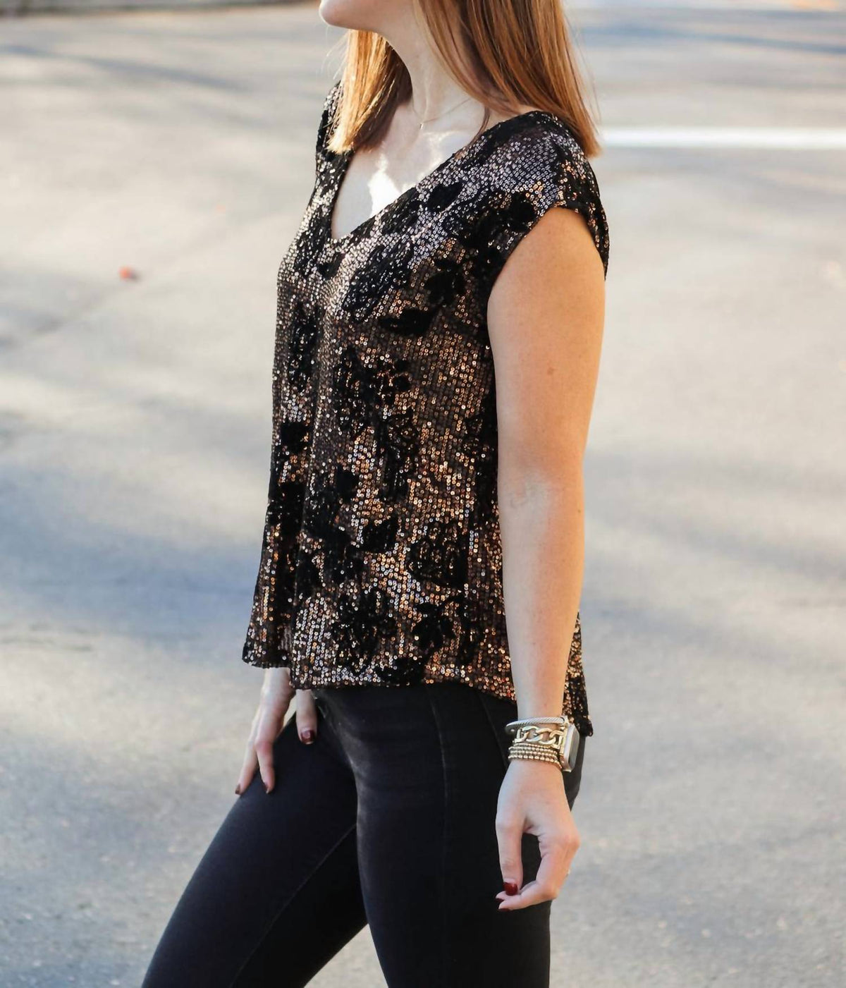 Dear John Denim - Yanis Sequin Top