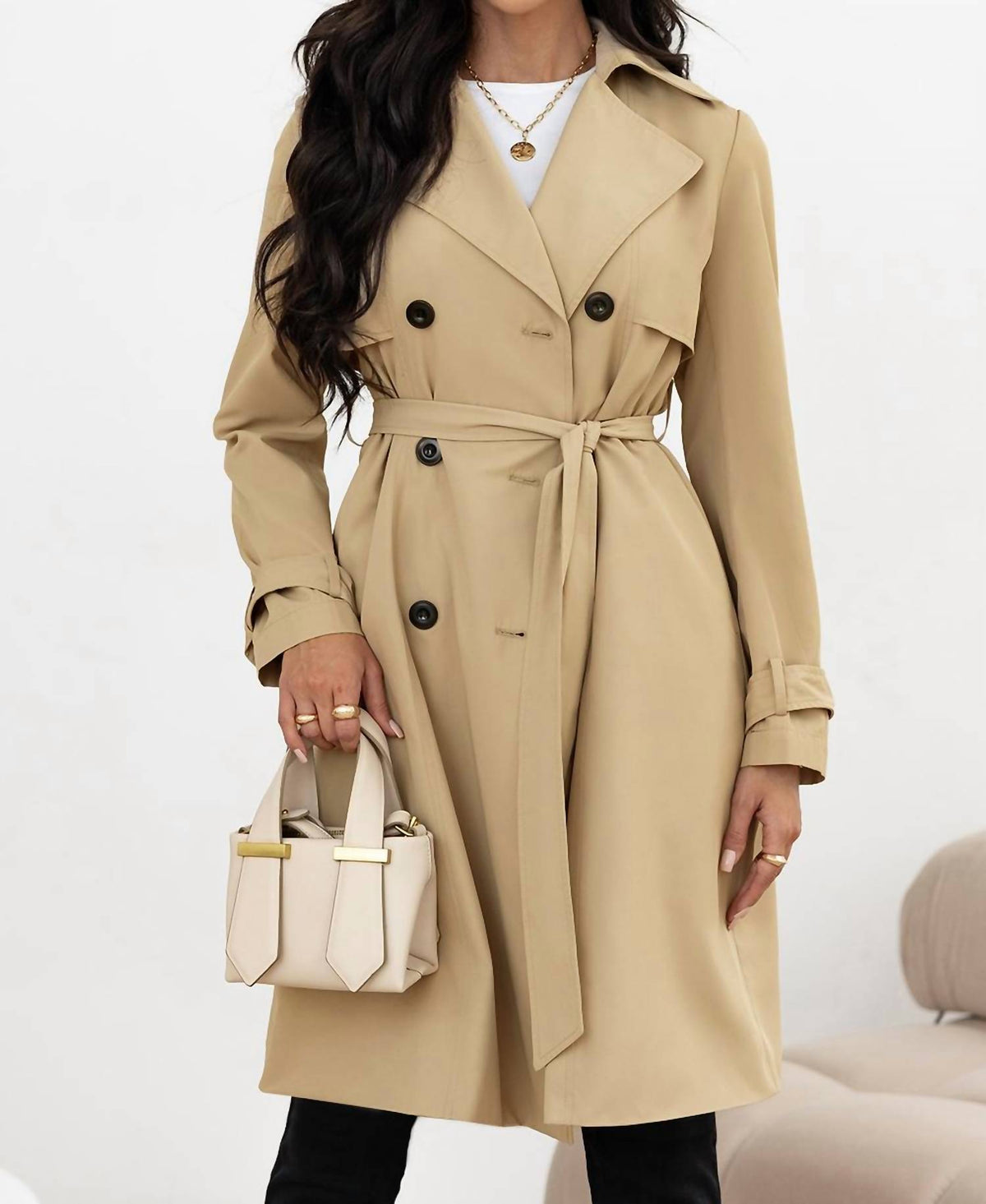Dear Lover - Lapel Trench Coat