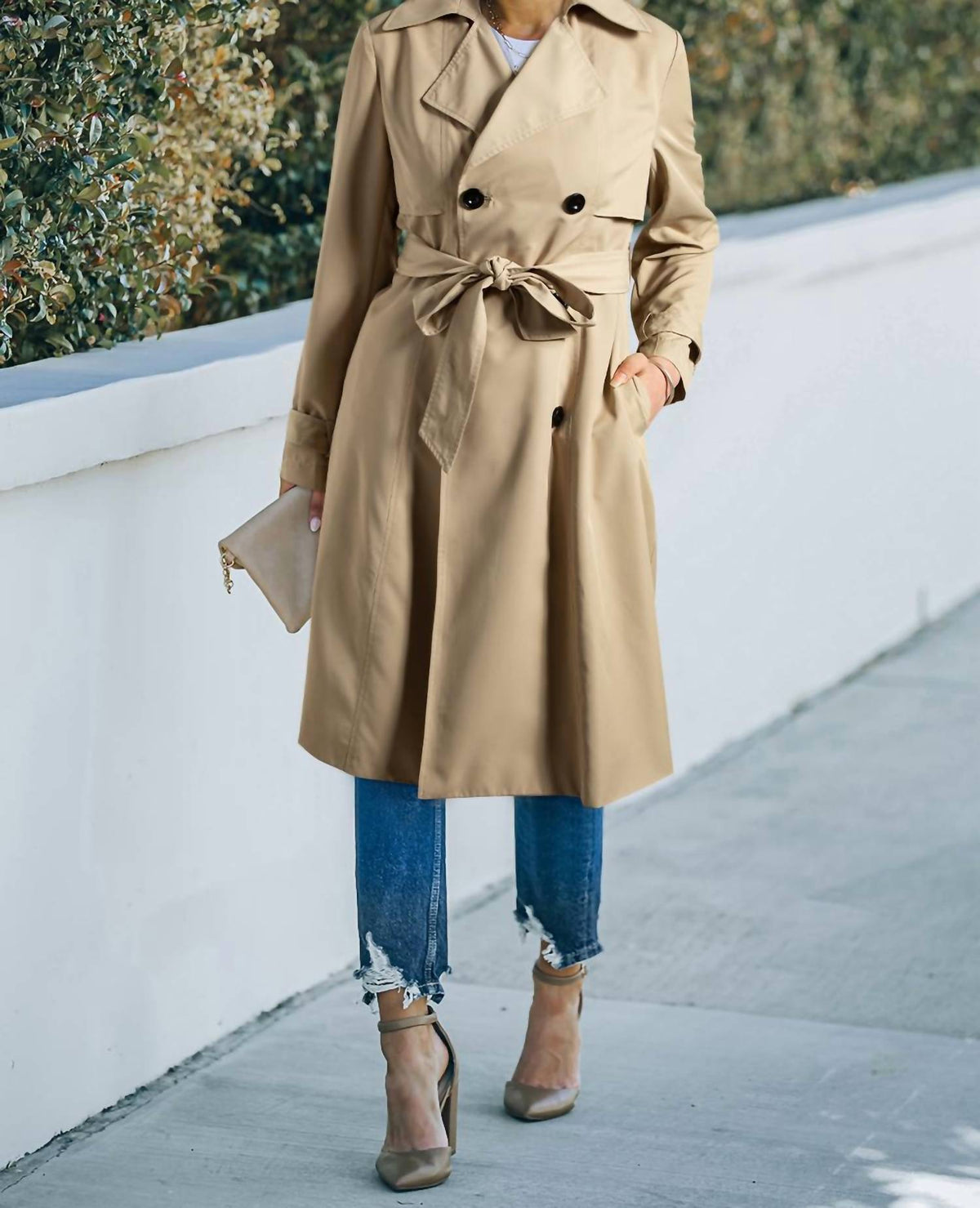 Dear Lover - Lapel Trench Coat