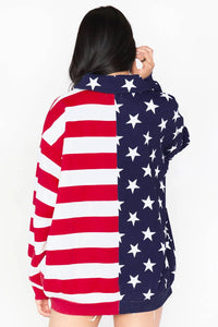 Dear Lover - Star Spangled Banner Half Zip Sweater