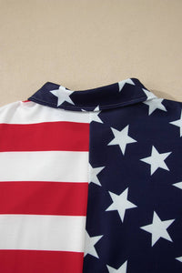 Dear Lover - Star Spangled Banner Half Zip Sweater