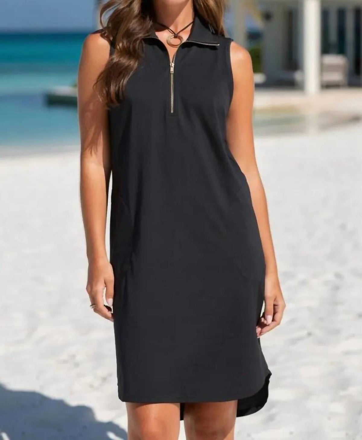 Dear Scarlett - Coastal Harbour Sleeveless Dress